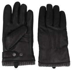 Hot Strellson Handschuhe Leder black