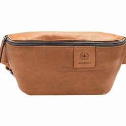 Best Strellson Hyde Park Gürteltasche Leder 26 cm cognac