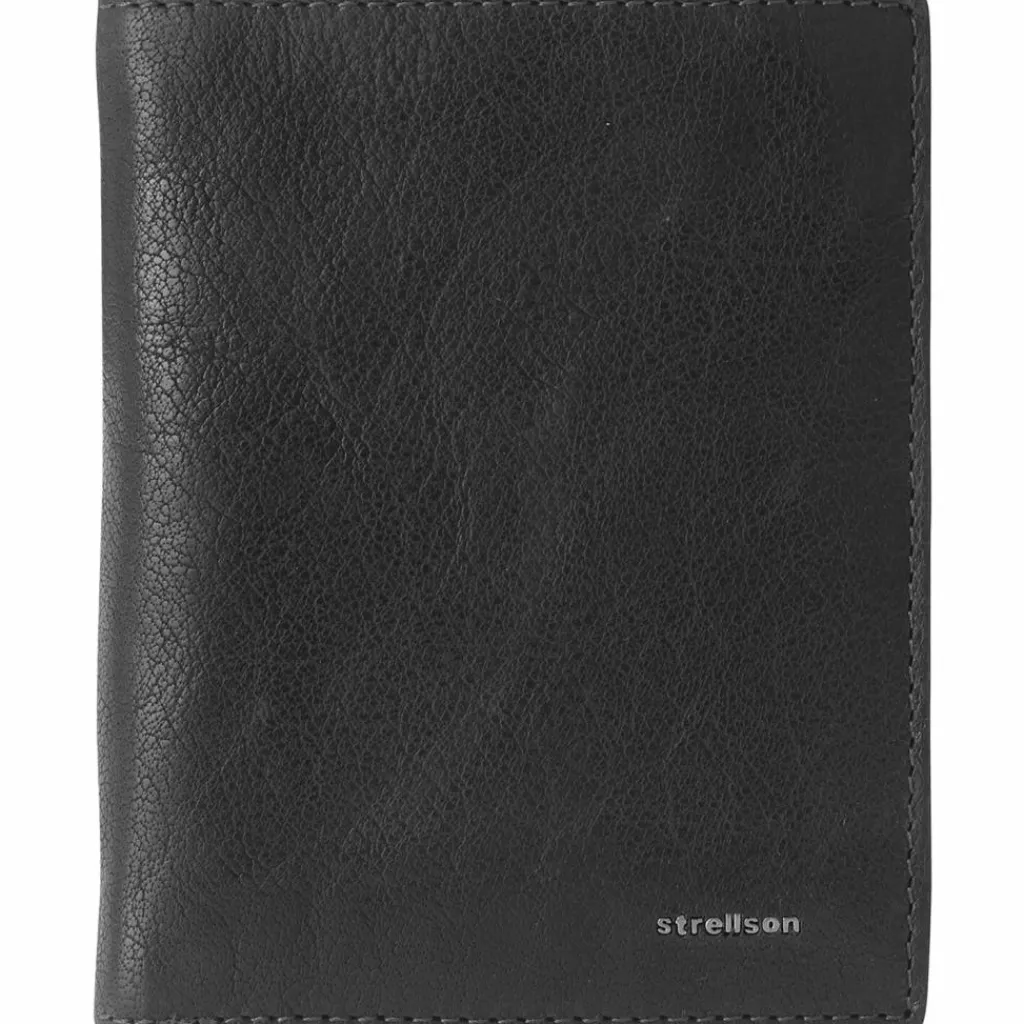 Hot Strellson Jefferson BillFold V8 Geldbörse Leder 10,5 cm black
