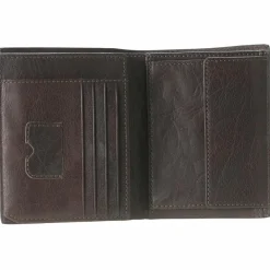 Sale Strellson Jefferson BillFold V8 Geldbörse Leder 10,5 cm dark brown