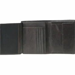 Sale Strellson Jefferson BillFold V8 Geldbörse Leder 10,5 cm dark brown