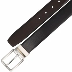 New Strellson Wendegürtel Leder black-d'brown