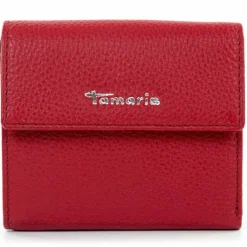 Outlet Tamaris Amanda Geldbörse Leder 10 cm red