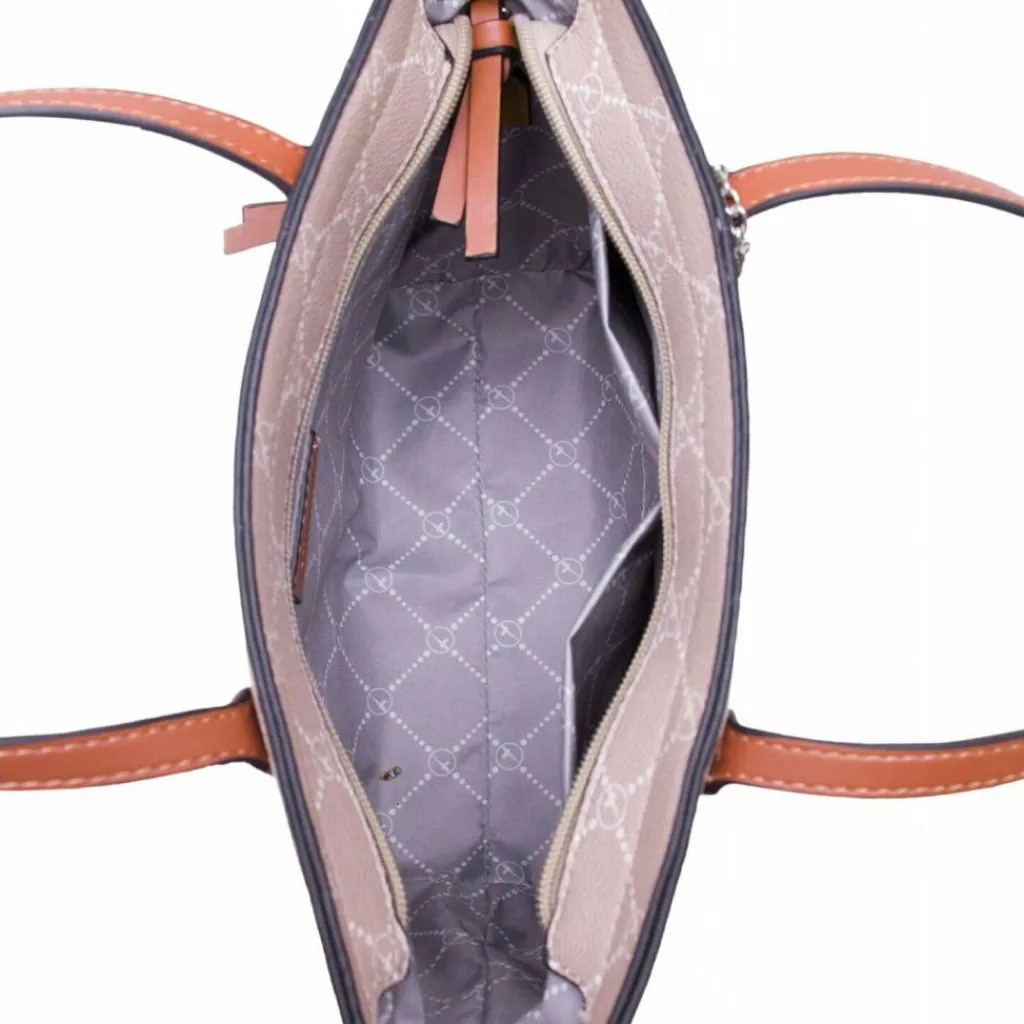 Tamaris Shopper|Schultertaschen<Anastasia Classic Shopper Tasche 32 cm taupe