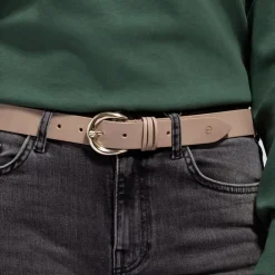 Clearance Tamaris Gürtel Leder dunkeltaupe