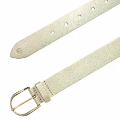 Tamaris Damengürtel<Gürtel Leder platinum gold