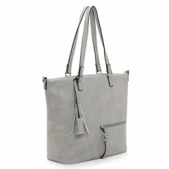 Tamaris Shopper|Schultertaschen<Nele Shopper Tasche 42 cm lightgrey