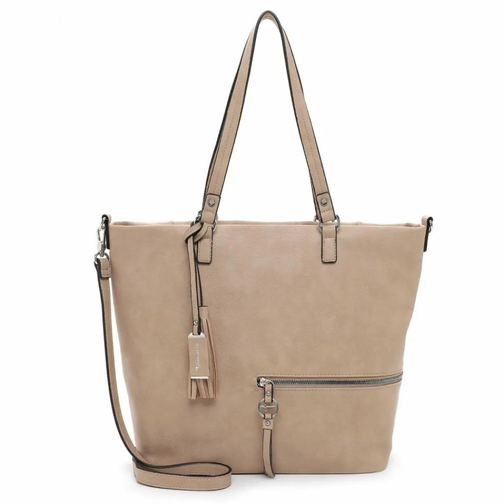 Tamaris Shopper|Schultertaschen<Nele Shopper Tasche 42 cm taupe
