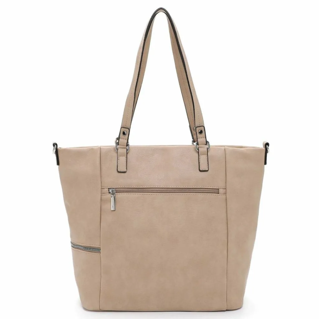 Tamaris Shopper|Schultertaschen<Nele Shopper Tasche 42 cm taupe