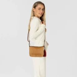 Taschendieb Wien Freundgasse Umhängetasche Leder 19.5 cm black bean