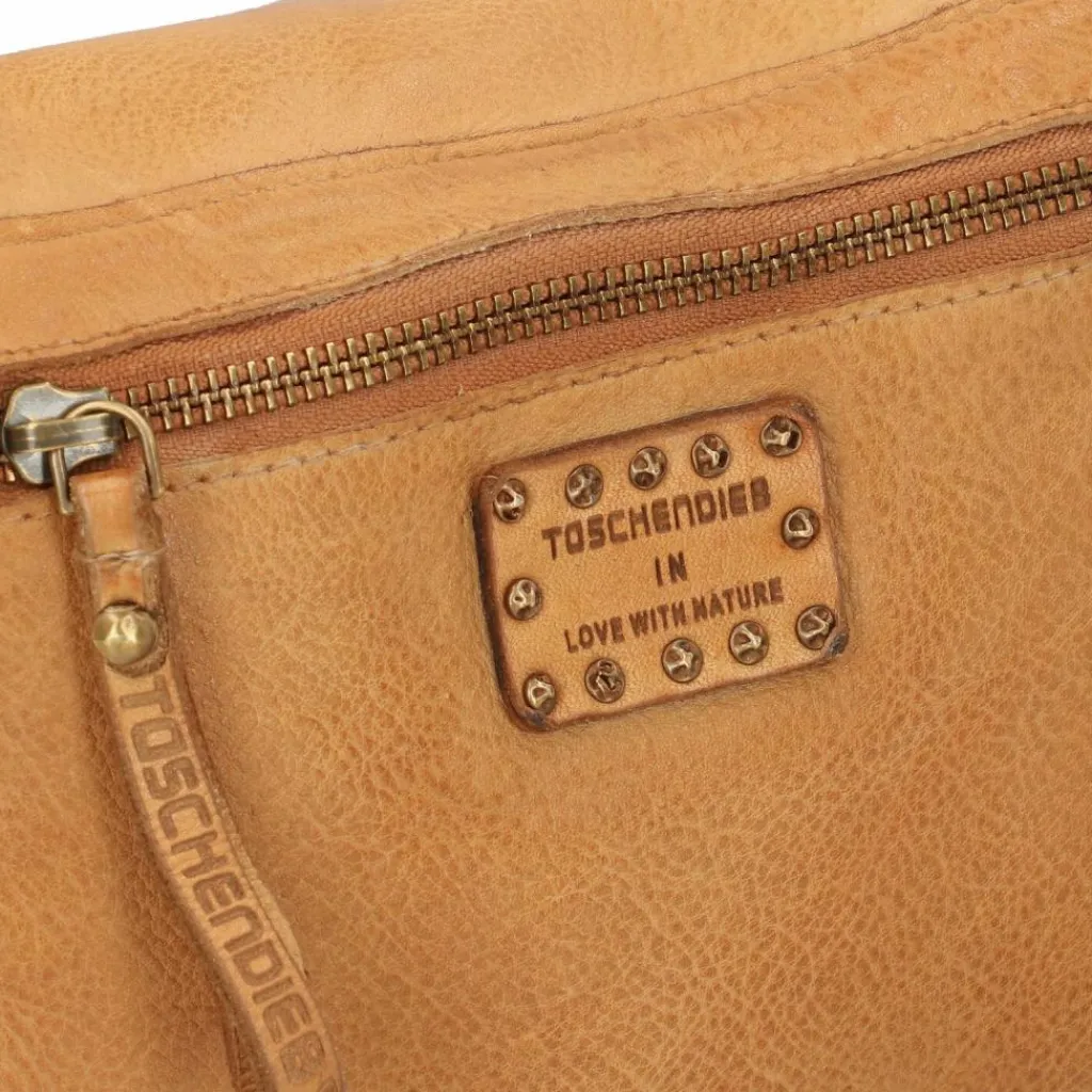 Taschendieb Wien Freundgasse Umhängetasche Leder 19.5 cm black bean