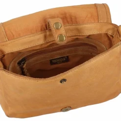 Taschendieb Wien Freundgasse Umhängetasche Leder 19.5 cm black bean