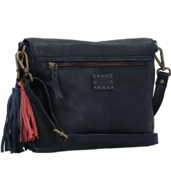 Hot Taschendieb Wien Herzweg Umhängetasche Leder 29 cm blue sea