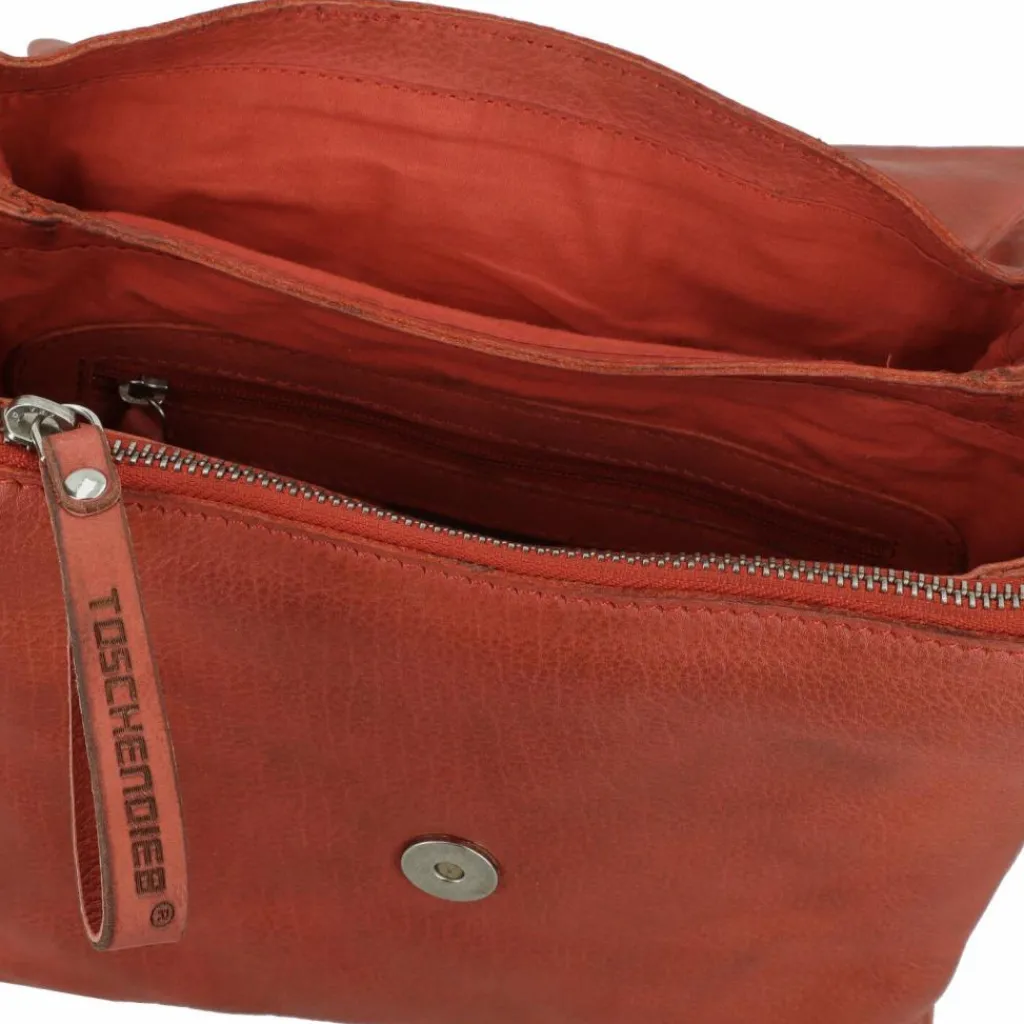Clearance Taschendieb Wien Kohlmarkt 243 Umhängetasche Leder 20 cm fiery red