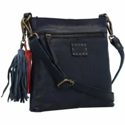 Discount Taschendieb Wien Lachnerstrasse 4 Umhängetasche Leder 25 cm blue sea