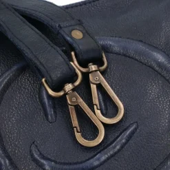 Discount Taschendieb Wien Lachnerstrasse 4 Umhängetasche Leder 25 cm blue sea