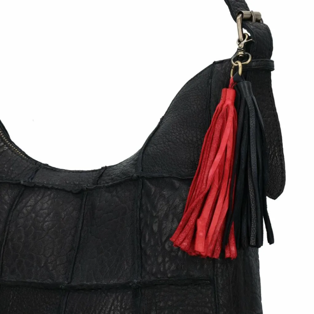 Taschendieb Wien Henkeltaschen|Schultertaschen<Malvengasse Schultertasche Leder 31 cm black bean