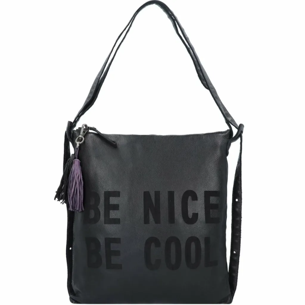 Taschendieb Wien Schultertaschen|Henkeltaschen<Paniglgasse 4 Schultertasche Leder 33 cm black