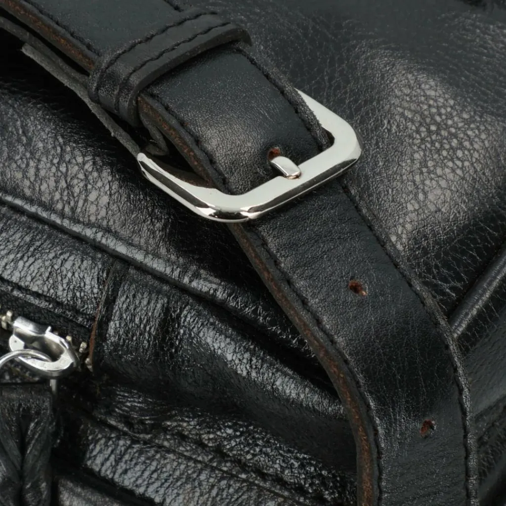 Taschendieb Wien Umhängetaschen<Salvatorgasse Umhängetasche Leder 24 cm black bean