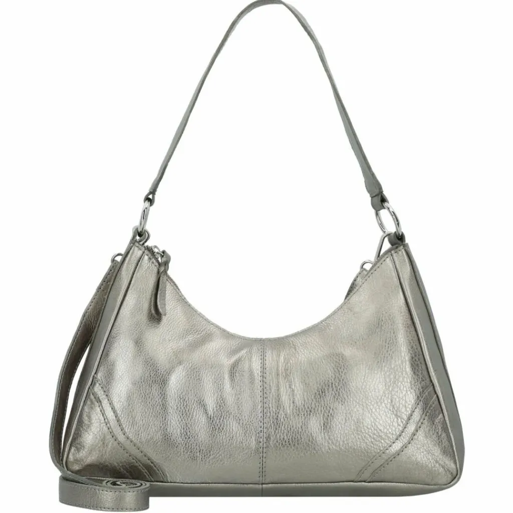 Taschendieb Wien Schultertaschen<Salvatorgasse Schultertasche Leder 34 cm silver