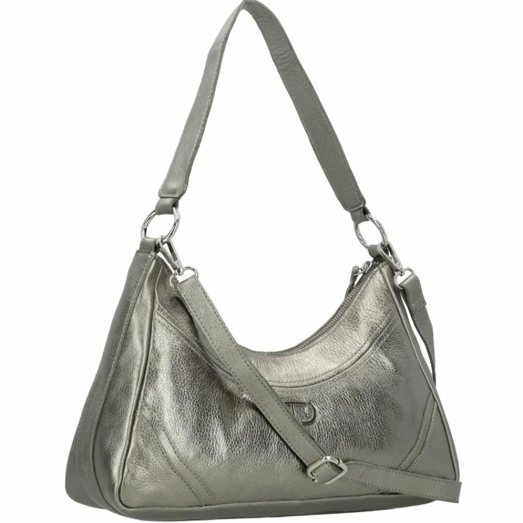 Taschendieb Wien Schultertaschen<Salvatorgasse Schultertasche Leder 34 cm silver