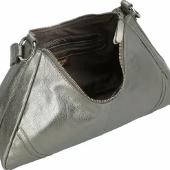 Taschendieb Wien Schultertaschen<Salvatorgasse Schultertasche Leder 34 cm silver