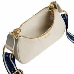 New Ted Baker Essiy Schultertasche Leder 25 cm ecru