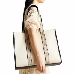 Sale Ted Baker Georjey Shopper Tasche 45,5 cm ecru