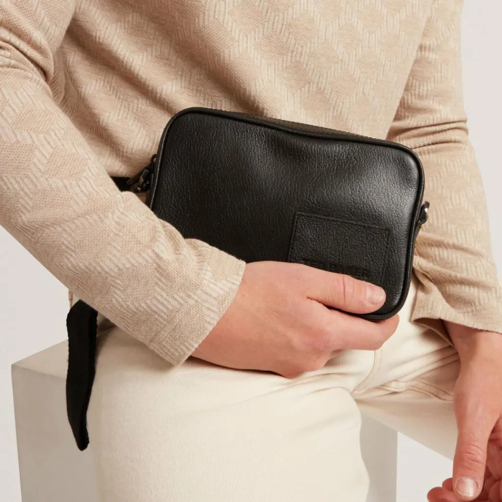 Ted Baker Umhängetaschen<Grifin Umhängetasche Leder 21 cm black