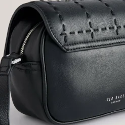 Outlet Ted Baker Stalina Umhängetasche Leder 19.5 cm black