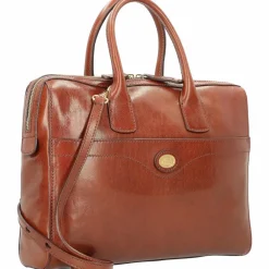 The Bridge Laptoptaschen|Aktentaschen<Aktentasche Leder 35 cm Laptopfach marrone