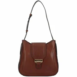 The Bridge Benedetta Schultertasche Leder 31 cm marrone
