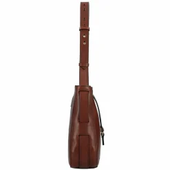 The Bridge Benedetta Schultertasche Leder 31 cm marrone