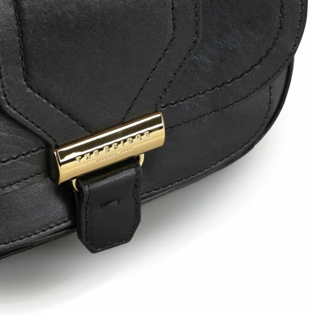 Outlet The Bridge BENEDETTA Umhängetasche Leder 24 cm black