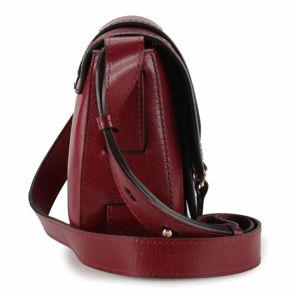 The Bridge Umhängetaschen<BENEDETTA Umhängetasche Leder 24 cm dark red