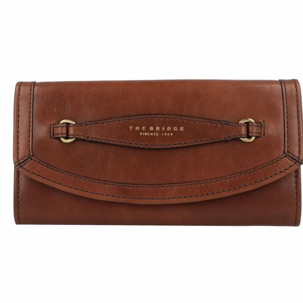 Discount The Bridge Bettina Umhängetasche Leder 22 cm marrone