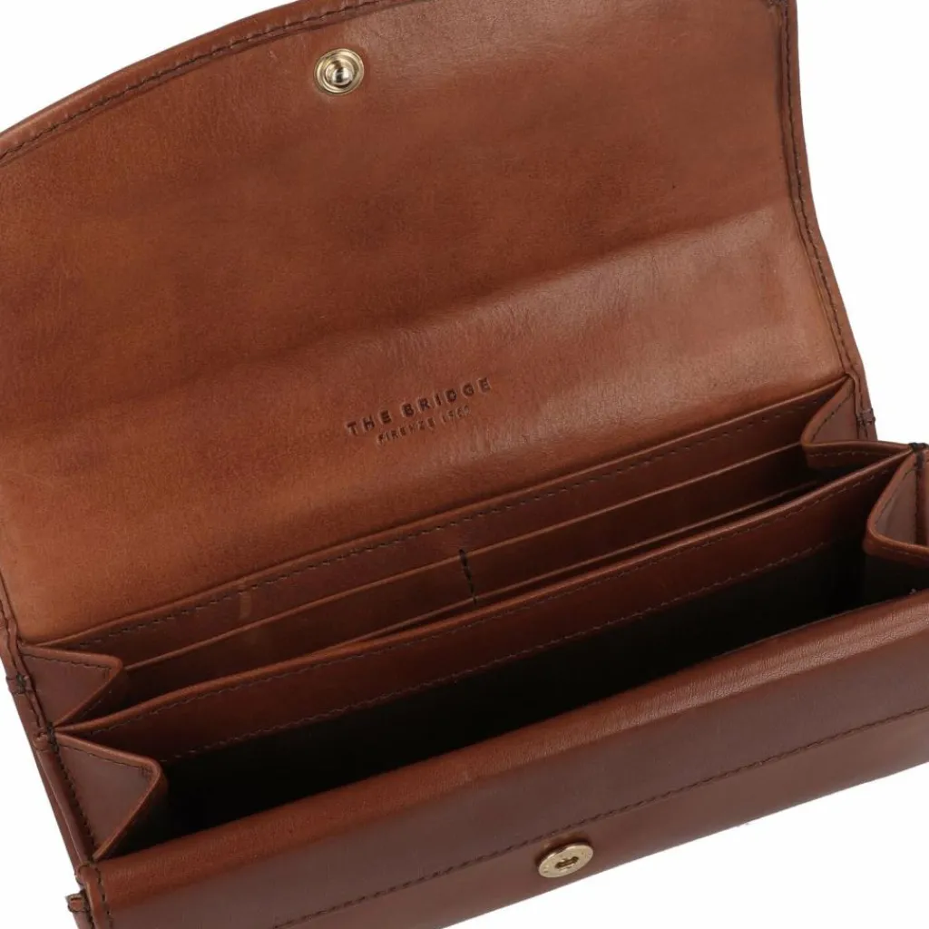 Discount The Bridge Bettina Umhängetasche Leder 22 cm marrone