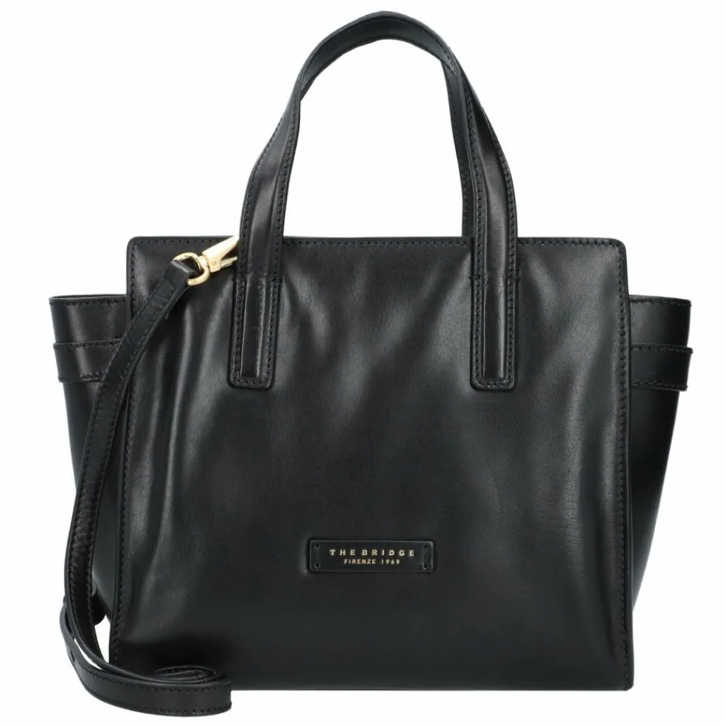 Outlet The Bridge Bianca Handtasche Leder 26 cm nero