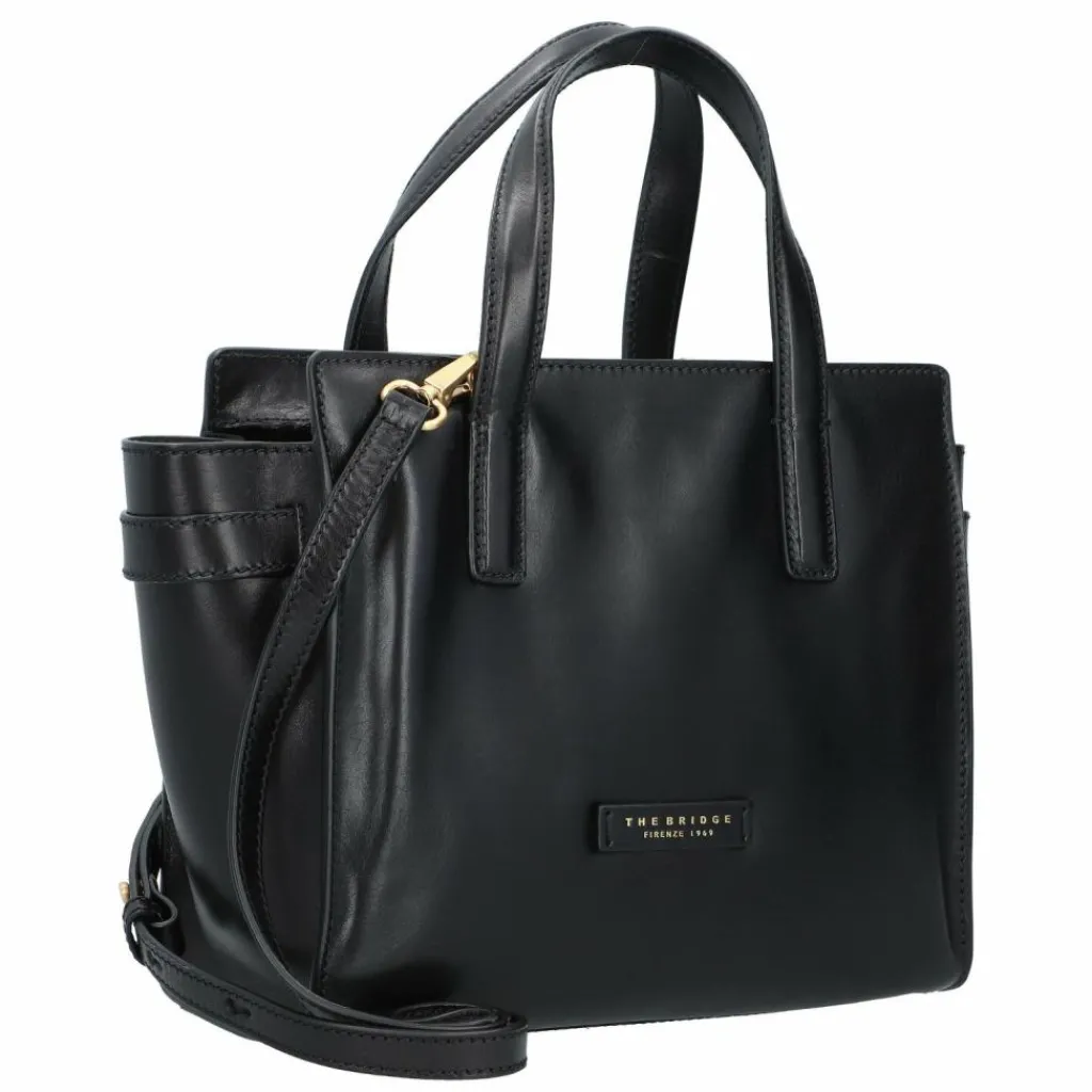 Outlet The Bridge Bianca Handtasche Leder 26 cm nero