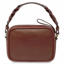 The Bridge Henkeltaschen<Brigida Handtasche Leder 20 cm marrone