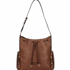 The Bridge Umhängetaschen<Carlotta Umhängetasche Leder 34 cm marrone