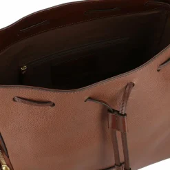 The Bridge Umhängetaschen<Carlotta Umhängetasche Leder 34 cm marrone