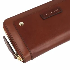 Damen The Bridge Cecilia Geldbörse RFID Schutz Leder 19.5 cm