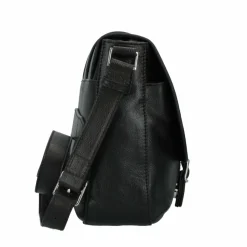 The Bridge Messenger Bags|Laptoptaschen<Cesare Aktentaschen Messenger Leder 38 cm Laptopfach nero