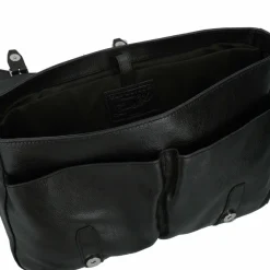 The Bridge Messenger Bags|Laptoptaschen<Cesare Aktentaschen Messenger Leder 38 cm Laptopfach nero