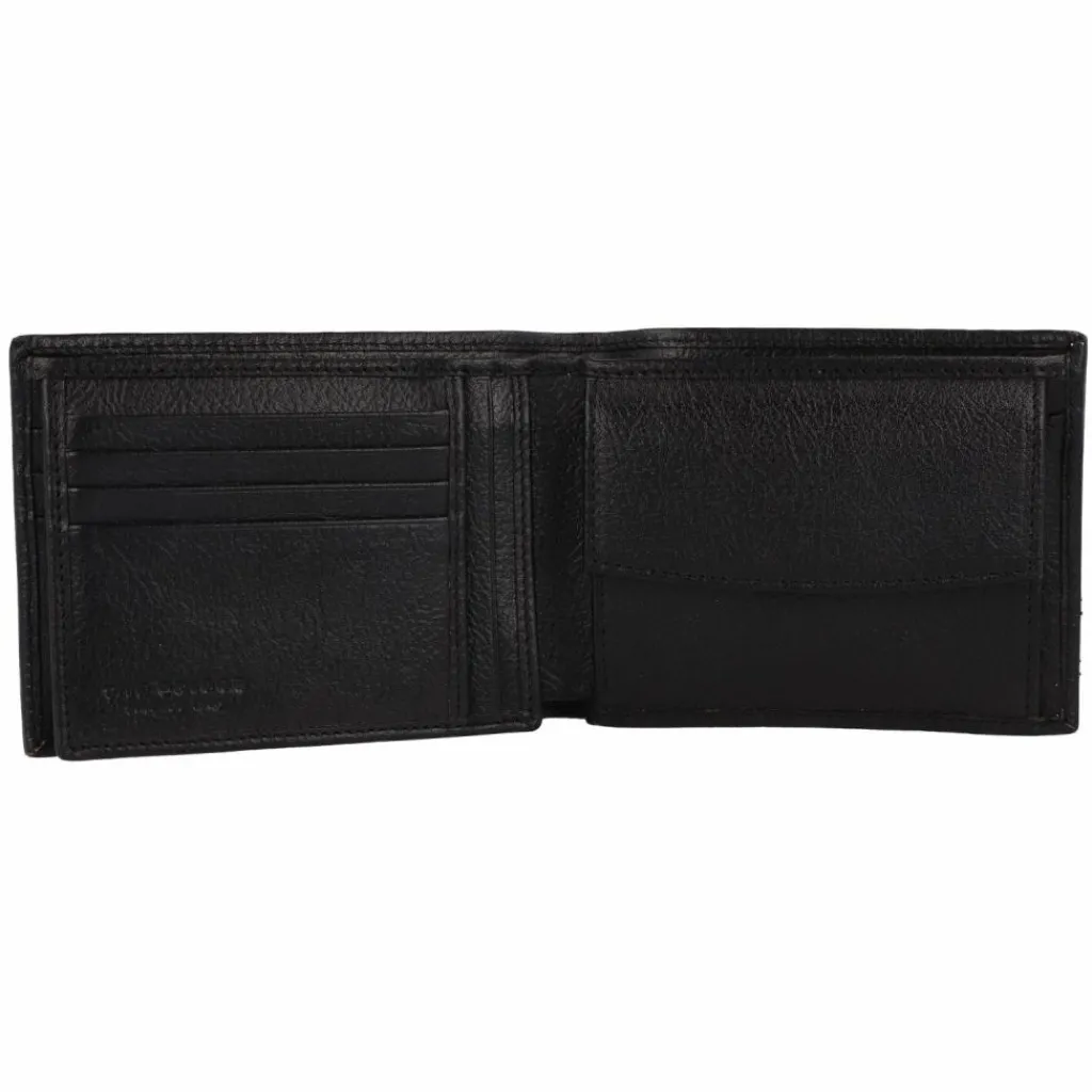 New The Bridge Cesare Geldbörse Leder 13 cm nero