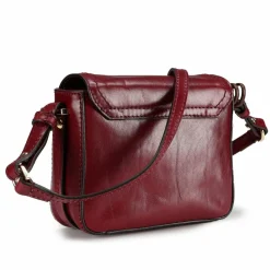 New The Bridge Corsini Umhängetasche Leder 19 cm dark red