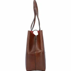 Online The Bridge Dalston Schultertasche Leder 32 cm marrone