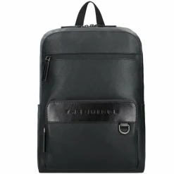 New The Bridge Damiano Business-Rucksack Leder 39 cm Laptopfach nero