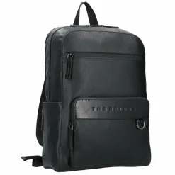 New The Bridge Damiano Business-Rucksack Leder 39 cm Laptopfach nero